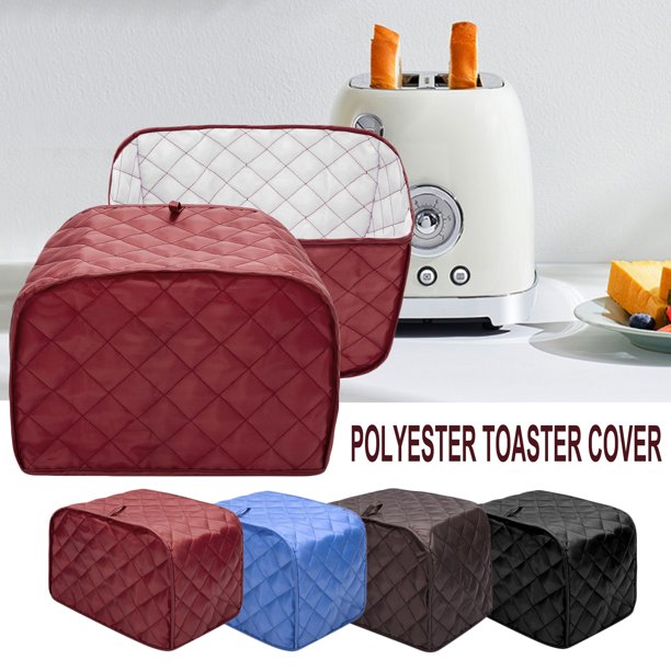 Toaster Cover Polyester Quilted Four Slice Toaster Appliance Cover Dust