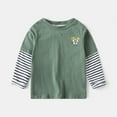 thumbnail image 2 of SUYOLL Toddler Boys Tee Shirt Cartoon Prints Long Sleeve Tops Bohemian Style Tees, 2 of 8
