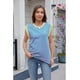 thumbnail image 5 of Camisetas Básicas de Verano para Mujer, Camisetas Casuales Sin Mangas, Camisetas Sueltas, Talla S, Verde Polvo, 5 of 9