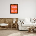 thumbnail image 3 of Stupell Industries Yee To The Haw Phrase Typography Painting Black Floater Framed Canvas Art Print Wall Art, 25 x 31, 3 of 10