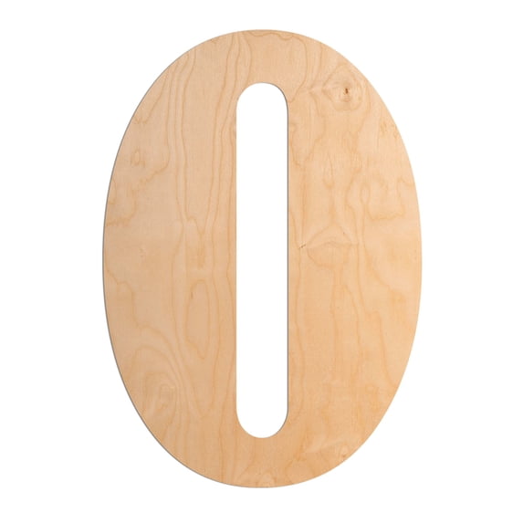 23 In. Letter O, Unfinished Vintage Monogram Wood Letter. For your DIY Decor such as Door Hanger, Wall Decor, Alphabet for Birthday, Wedding (O)