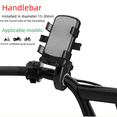 thumbnail image 2 of Soporte para teléfono móvil de bicicleta, soporte vertical para manillar de bicicleta de carretera, soporte de navegación para llevar, soporte para equipo de conducción eléctrica de motocicleta, 2 of 5