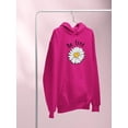 thumbnail image 3 of Be Free Heart Daisy Hoodie Women -Image by Shutterstock, Female Medium, 3 of 4