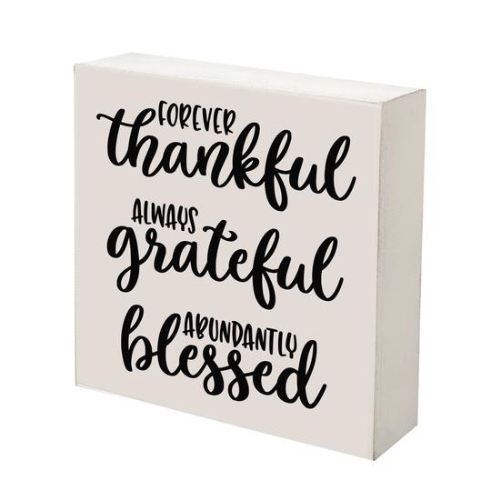 Inspiring Modern Framed Shadow Box 10x10 Forever Thankful Walmart Com Walmart Com