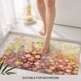 thumbnail image 3 of Orange Spring Floral Door Mat&nbsp;Indoor Outdoor Entrance, Non Slip Rug for Kitchen Bathroom Entryway Rug, Modern Oil Painted Daisy Botanical Washable Doormat Floor Mat 20x31.5 Inch, 3 of 8