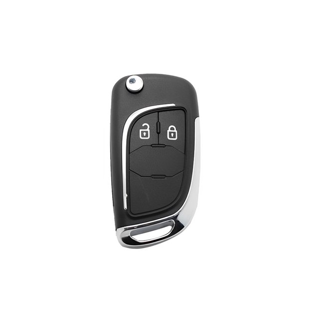 Sidaley ABS Car Key Fob Portátil Desmontable Reemplazo de protección Modificado Universal Elegante Vehículo Llaves Caso Protector Accesorios Cámaras de salpicadero de coche 2 clave Sidaley VI018366-01