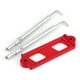 thumbnail image 3 of Battery Tie Down Kit Hold Down Rod Bracket with Hooks Fit for Honda Civic/ CRXRed, 3 of 5