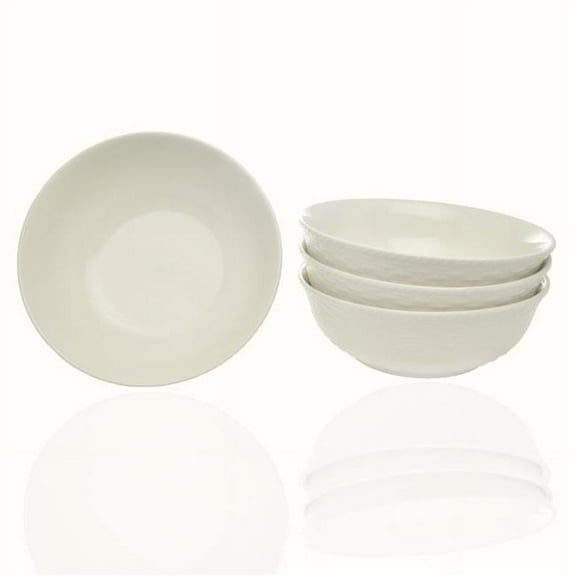 30 oz Nantucket White Cereal & Soup Bowl - 7.25 in. - Set of 4