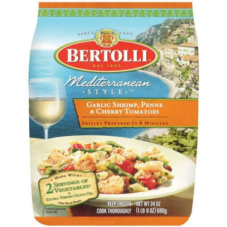 Bertolli Frozen Mediterranean Style Garlic Shrimp Penne & Cherry
