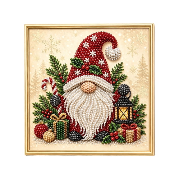 Knisume Diamond Art Kits for Adults Clearance - Christmas Full Drill Round Art, Diamond Painting Kit for Wall Decor, Holiday Craft and Diamond Art Supply