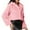 Pink, variant on Hueook Winter Coats for Women Faux Short Jacket with Texture and Open Front Hot Pink 2X