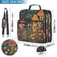 thumbnail image 2 of FORMRS Zipper Binder with Shoulder Strap 2-inch Ring 500 Sheet Capacity File Bag, Forest Mushroom, 2 of 5