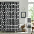 thumbnail image 1 of Sentmoon Back of Door Organizer Over Door Hook Bathroom Curtain Waterproof Cloth Proof Non Perforated Toilet High End Shading Curtain Shower Partition Door Curtain, 1 of 8