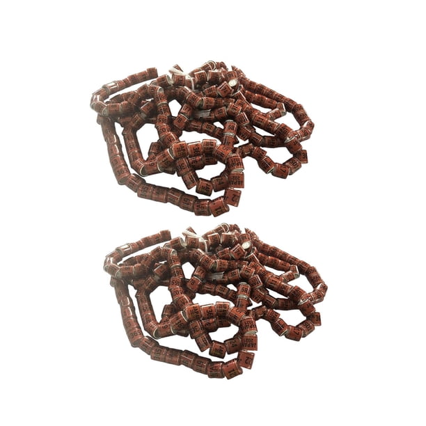 200 piezas 2021 de anillos de piezaza carreras de aluminio de 8 mm para Finch Canary - color marrón Yinane 2021 Bandas para piernas Dove