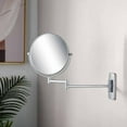 thumbnail image 2 of Kibi Wall Mount Magnifying Make Up Mirror - Chrome, 2 of 2