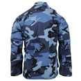 thumbnail image 3 of Rothco Color Camo BDU Shirt - Sky Blue Camo, Large, 3 of 4