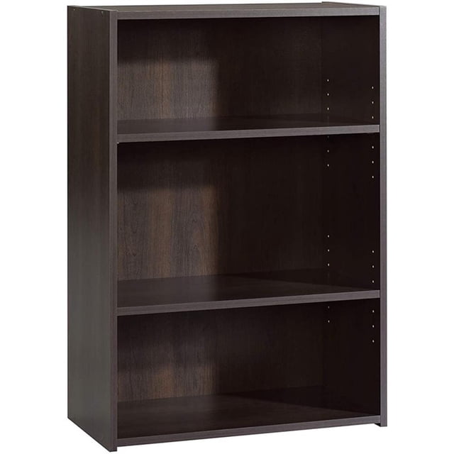 Pemberley Row Engineered Wood Cinnamon Cherry Bookcase Rectangular Adjustable Shelves 35.25"H Unassembled