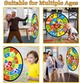 thumbnail image 6 of 29" Large Dart Board for Kids,Double-Sided Kids Dart Board Games Toys with Sticky Balls,Indoor/Sport Outdoor Fun Party Play Game Toys,Birthday Gifts for 3-12 Year Old Boys Girls, 6 of 6
