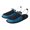 Blue L, variant on Outdoor Travel Ultralight Foldable Shoes, Portable Slippers with Canvas Upper & Anti-Slip TPU Sole, Pocket Size Camping Slide Shoes for Women Men