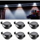 thumbnail image 1 of Solar Gutter Lights with Adjustable Bracket, Waterproof Outdoor LED Lights for Fence, Garden, Wall, Yard (Black), 1 of 5