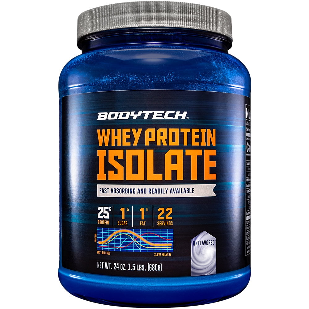 BodyTech Whey Protein Isolate Powder With 25 Grams of Protein per