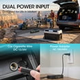 thumbnail image 2 of UrbanSync 12V Vehicle Refrigerator (-4°F~50°F), Dual Zone Storage, Low Noise, Camping, Travel, Truck, Home, Blue, 2 of 9