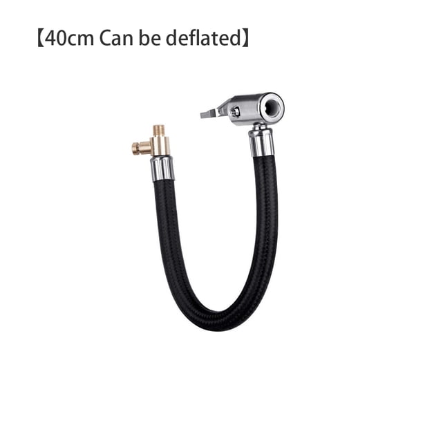 Tubo de extensión de la bomba de aire del vehículo Worallymy inflador de neumáticos de motocicleta conexión de manguera mandril de inflado rápido inflable de 40cm Worallymy JD720007620