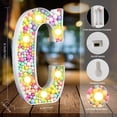 thumbnail image 2 of Lámpara Letra C Iluminada LED Macaron 11x21 cm, 2 of 6