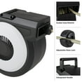 thumbnail image 3 of Pure Garden 124 FT Retractable Hose with Wall Reel and 9 Nozzle Patterns, 3 of 9