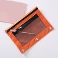 thumbnail image 4 of KER Pencil Pouch For 3 Rings Cloth Mesh Zipper Pouch Pencil For Home, 4 of 4