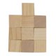 thumbnail image 2 of Pino De Madera Cubo Estereoscópico Cuadrado Bloques De Construcción Bloques De Construcción Bricolaje Drightwood Craft Juguetes Talling Decoración 1111Fourone JJ9767, 2 of 7