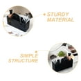 thumbnail image 5 of Porta brochas de maquillaje de acrílico con 4 compartimentos, organizador de lápices para escritorio, vaso para tocador, organizador de brochas de maquillaje para encimera de baño., 5 of 5