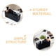 thumbnail image 5 of Porta brochas de maquillaje de acrílico con 4 compartimentos, organizador de lápices para escritorio, vaso para tocador, organizador de brochas de maquillaje para encimera de baño., 5 of 5