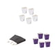 thumbnail image 5 of Bewildely Caja de palomitas de cartón de 50 piezas, reemplazo de boca ancha, Color sólido, caja de aperitivos para cine en casa, accesorios de contenedor Herramientas y accesorios para hornear Negro Bewildely HA081928-02, 5 of 6