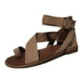 thumbnail image 2 of Moda Mujer Gente Pisos Zapatos casuales Tacón de cuña hueco Sandalias casuales Wmkox8yii shjk4381, 2 of 4