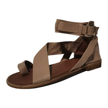 

Fesfesfes Summer Slandals for Women People Flats Casual Shoes Hollow Wedge Heel Casual Sandals