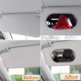 thumbnail image 4 of Car Sun Visor Mirror, Vehicle Makeup Mirror, Self-Adhesive Vanity Mirror for Truck, SUV (Oval), 4 of 5