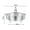 L, variant on 304 Stainless Steel Steamer Insert,Multi-Size Steam Basket for Pressure Cookers,Pots & Steamers with Dishwasher Safe Design,14-24cm,Silver