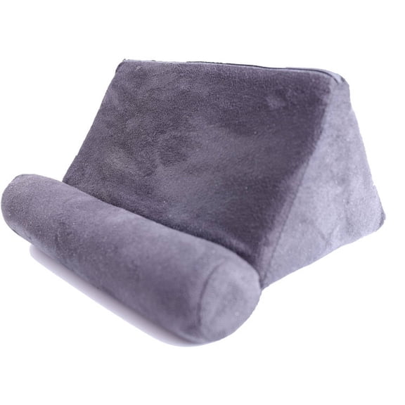 GJX 2026 New Tablet Holder Stable Non - Slip Tablet Pillow Stand Suede Velvet Material Tablet Holder for For Bed,Sofa,Desk,Gray