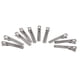 thumbnail image 4 of 10 pinzas para el cabello de con puntas plateadas, lazos para el cabello con , manualidades para bricolaje Zulema Las pinzas de pelo, 4 of 8