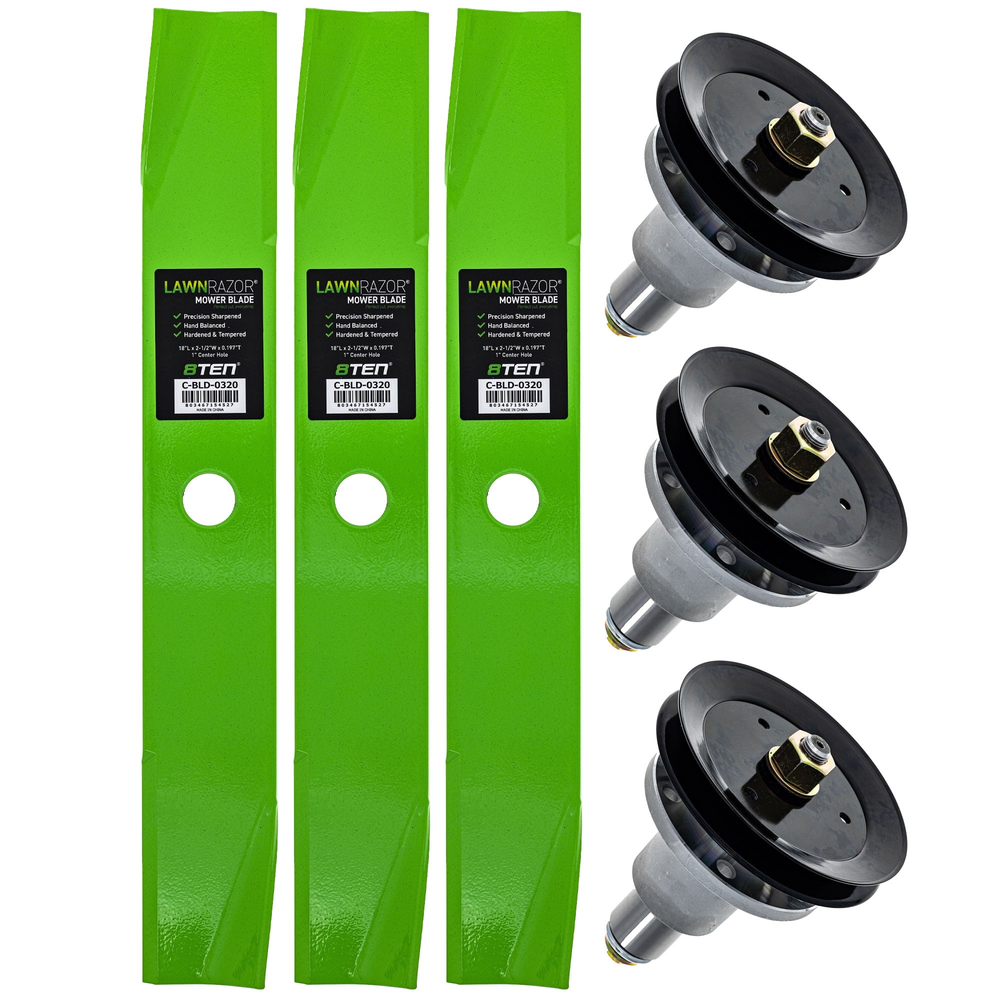 8TEN Blade Spindle Kit for Ariens Gravely Ikon ZTX ZTXL 52
