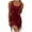 Red, variant on Bigersell Maxi Dresses Women Fashion Solid Color Short Sleeve U-Neck Short Sleeve Mini Dress Casual Dresses Regular T-Shirt Dresses, Style 22769, Red M