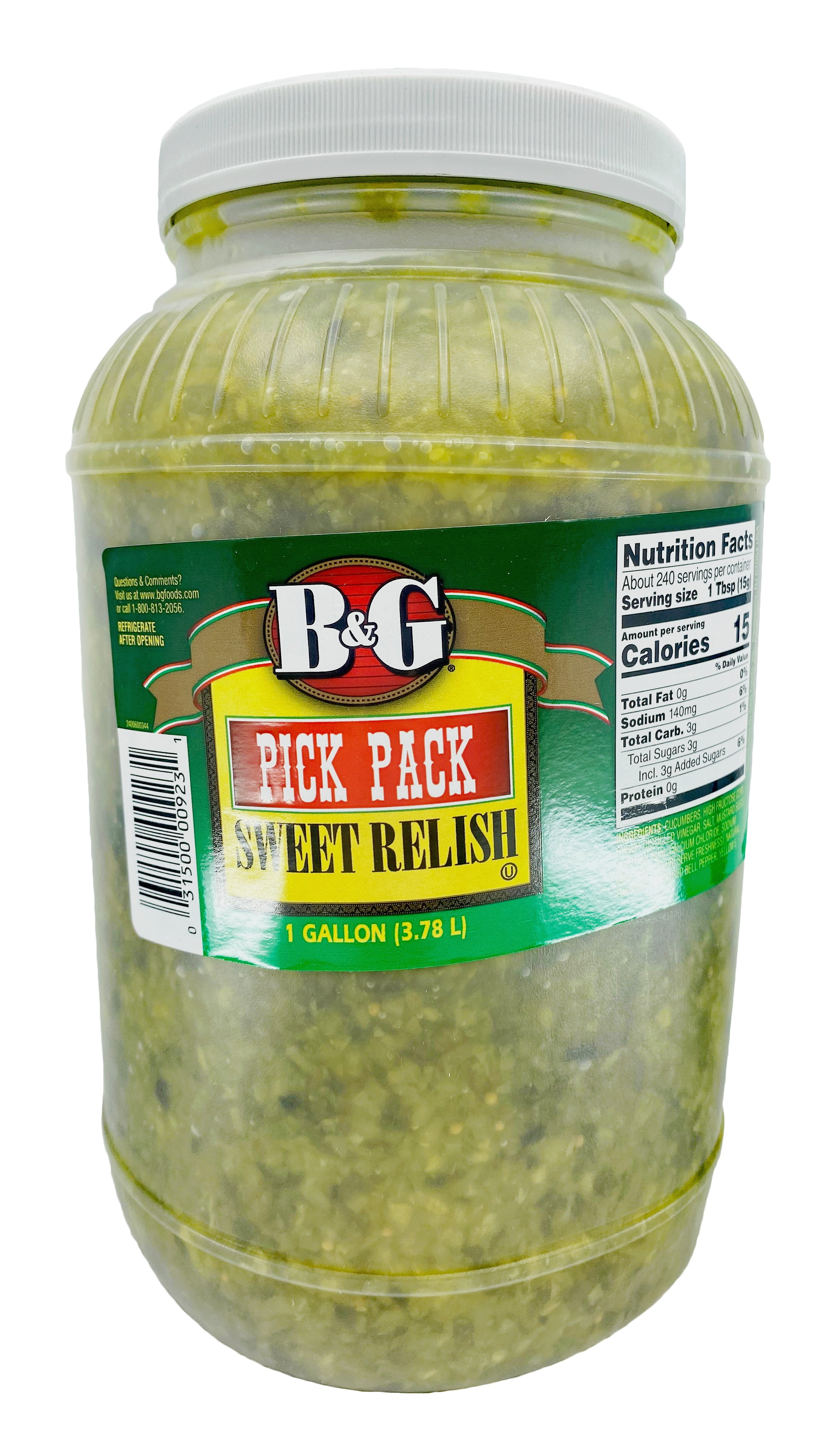 B & G Sweet Relish 1 Gallon