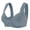Blue, variant on Women's Front Closure Bras Full Coverage Support Everyday Bra Seamless Wireless Comfy Sports Bras