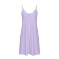 SnZhen Sundresses for Women 2024 Women Casual Solid Color Hollow Out ...