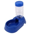 thumbnail image 1 of Pet Dog Cat Travel Portable Water Drinking Fountain Bowl Bottle Feeder Blue, 1 of 3