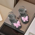 thumbnail image 2 of BOBOGOJP Toddler Girl Sandals Toddler Shoes Baby Girls Cute Butterfly Jelly Colors Hollow Out Non-slip Soft Sole Beach Roman Sandals Black for 9, 2 of 4