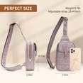 thumbnail image 4 of Small Crossbody Bag for Women, Cell Phone Purse Womens Shoulder Handbags Wallet Purse with Credit Card Slots Adjustable Guitar Strap, 4 of 6