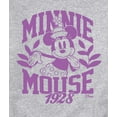 thumbnail image 3 of Disney - Vintage Minnie Mouse 1928 - Men's Crew Fleece Sweatshirt, 3 of 5