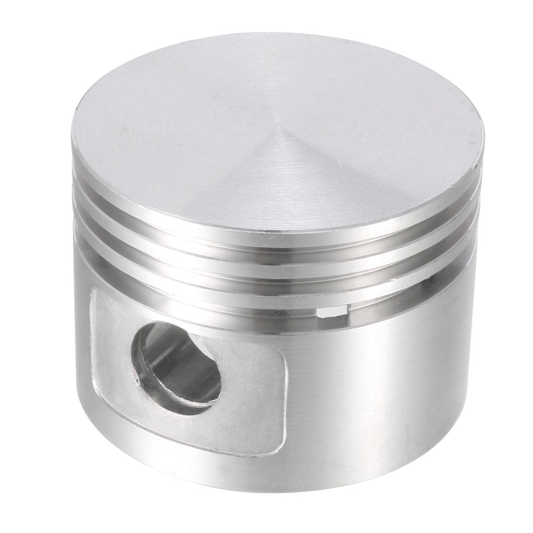 Silver Aluminum Alloy Air Compressor Engine Piston 12mm Pin Hole Diameter 